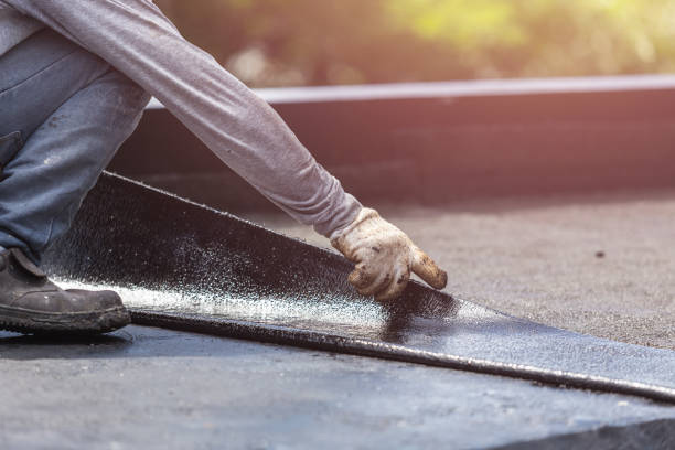 Professional Exterior Waterproofing technician working in Northbrook, IL